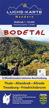 Luchskarte Bodetal