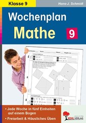 Wochenplan Mathe / Klasse 9