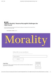 Against Morality