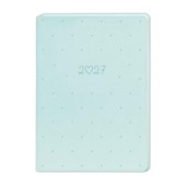 Terminplaner Lederlook 2027 Mint