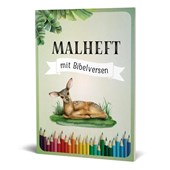 Malheft mit Bibelversen