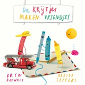De krijtjes maken vriendjes