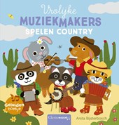 Geluidenboek. Vrolijke muziekmakers spelen country