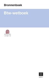 Bronnenboek. Btw-wetboek - Bronnenboeken fiscaliteit