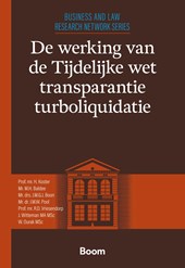 De werking van de Tijdelijke wet transparantie turboliquidatie