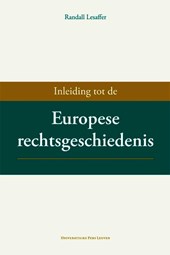 Inleiding tot de Europese rechtsgeschiedenis