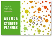 Purple Monkey Agenda & Studeerplanner 2024-2025