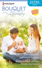 Familiegeluk; Baby in haar armen