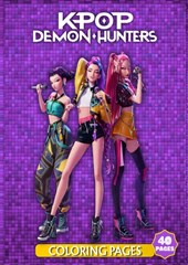 Kpop Demon Hunters Coloring Book