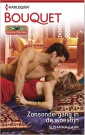 Zonsondergang in de woestijn