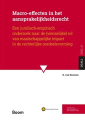 Macro-effecten in het aansprakelijkheidsrecht