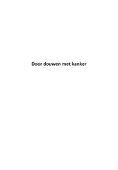 Door douwen met kanker