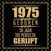 1975 Geboren 50 Jaar Tot Perfectie Gerijpt