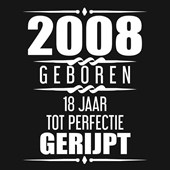 2008 Geboren 18 Jaar Tot Perfectie Gerijpt
