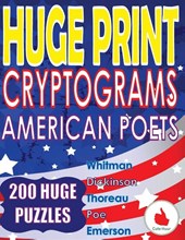 Huge Print Cryptograms - American Poets