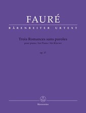 Trois Romances sans paroles für Klavier op. 17