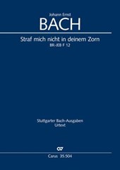 Straf mich nicht mit deinem Zorn (Klavierauszug)