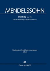 Hymne (Klavierauszug, auch Orgelauszug)