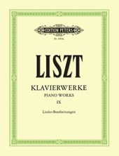 Klavierwerke, Band 9: Lieder-Bearbeitungen