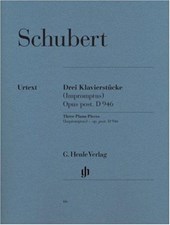 Schubert, Franz - 3 Klavierstücke (Impromptus) op. post. D 946