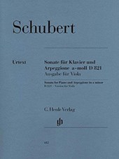 Schubert, Franz - Arpeggionesonate a-moll D 821