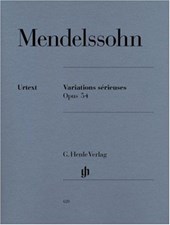 Mendelssohn Bartholdy, Felix - Variations sérieuses op. 54