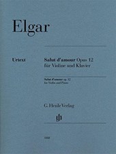 Salut d'amour op. 12 für Violine und Klavier