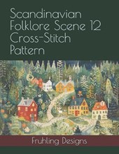 Scandinavian Folklore Scene 12 Cross-Stitch Pattern