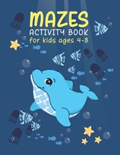 Mazes Activity Book for Kids Ages 4-8