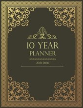 10 Year Monthly Planner 2021-2030