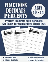 Fractions, Decimals And Percents Timed Tests Math Workbook