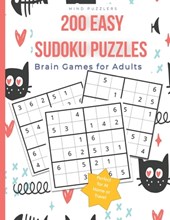 200 Easy Sudoku Puzzles: Brain Games for Adults