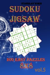 Sudoku Jigsaw: 200 Easy Puzzles 8x8 vol. 5