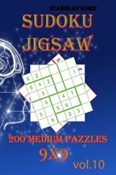 Sudoku Jigsaw: 200 Medium Puzzles 9x9 vol. 10