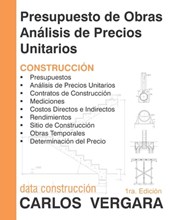 Presupuesto de Obras Análisis de Precios Unitarios: Construcción