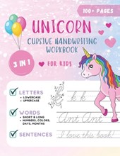 Unicorn Cursive Handwriting Workbook for Kids