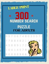 300 Number Search Puzzle For Adults