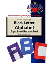 Block Letter Alphabet Paper Pieced Pattern Book