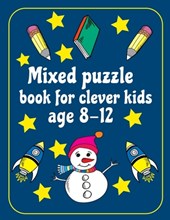 Mixed Puzzle Book for Kids Ages 8-12