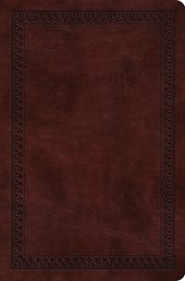 ESV Value Compact Bible (Trutone, Mahogany, Border Design)