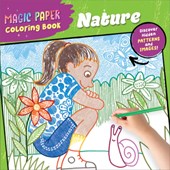 Magic Paper Coloring Book: Nature