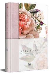 Origin: KJV Holy Bible, Large Print Medium Format, Pink Clot