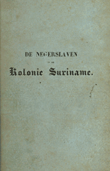 De negerslaven in de kolonie Suriname | Teenstra | FB42D32874CAF2DEC