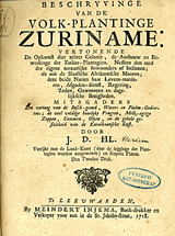 Beschryvinge van de volk-plantinge Zuriname | Herlein | FB49538A27865DB84