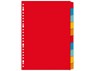 Tabblad Kangaro A4 blanco karton 180 grams assorti 23-gaats 10-delig - Kangaro - 8712127082815