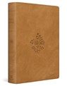 ESV Giant Print Personal Size Bible, Red Letter, Thumb Indexed (Trutone, Nubuck Caramel, Wildflower Design) - Esv Bibles - 9798874906474