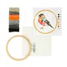 Mini Cross Stitch Borduurset - Vogel - Kikkerland - 0612615106710