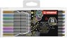 Pen 68 metallic, premium viltstift etui met 8 kleuren - STABILO - 4006381546348