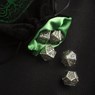 Forest - Black & Green Velour Dice Bag - Q-Workshop - 5907699493272