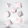 Japanese Dice Set - Cherry Blossoms Petals (7 stuks) - Q-Workshop - 5907699496181